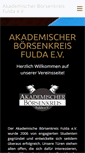 Mobile Screenshot of boersenkreis-fulda.de